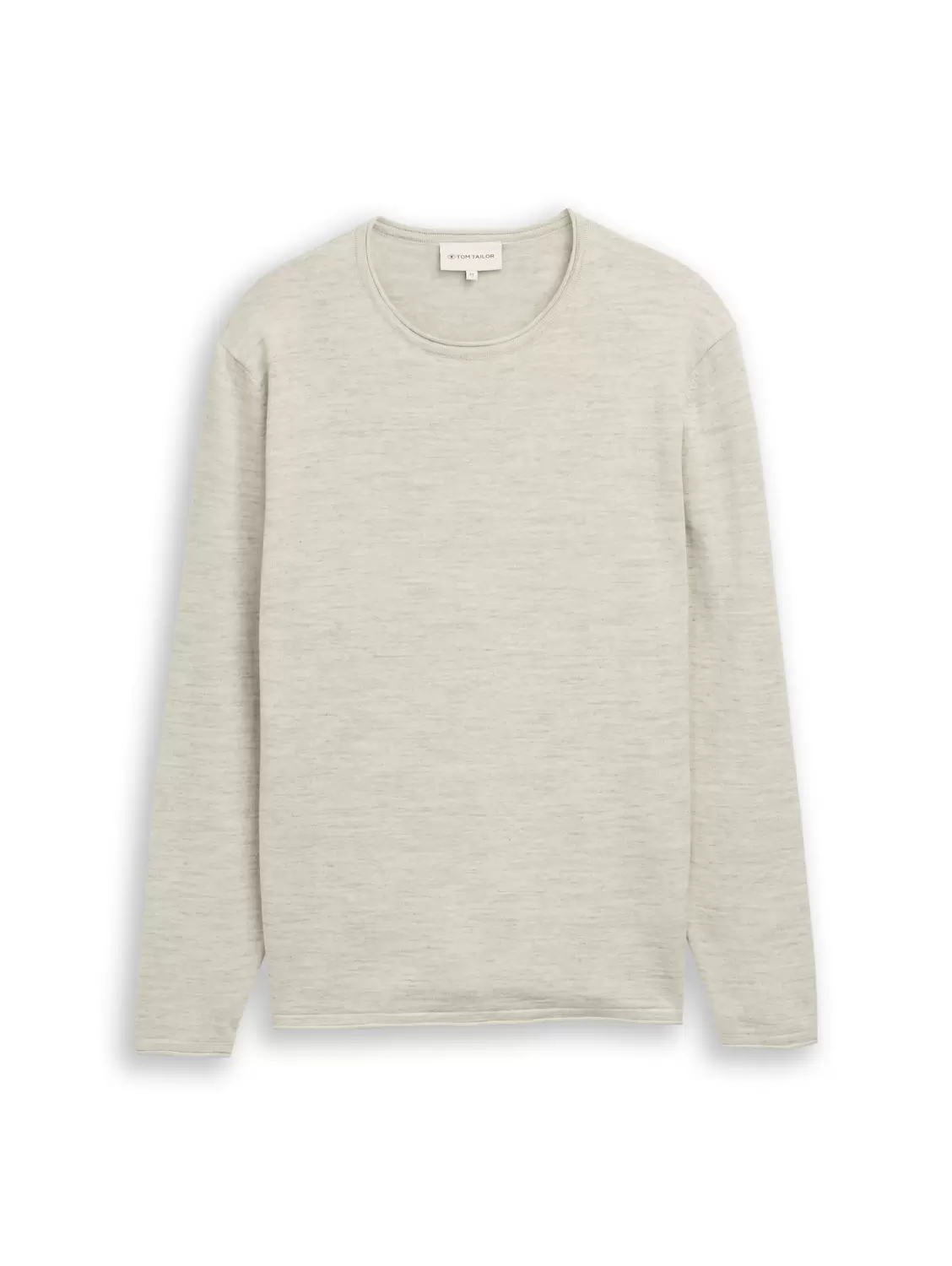 Strickpullover in Melange-Optik