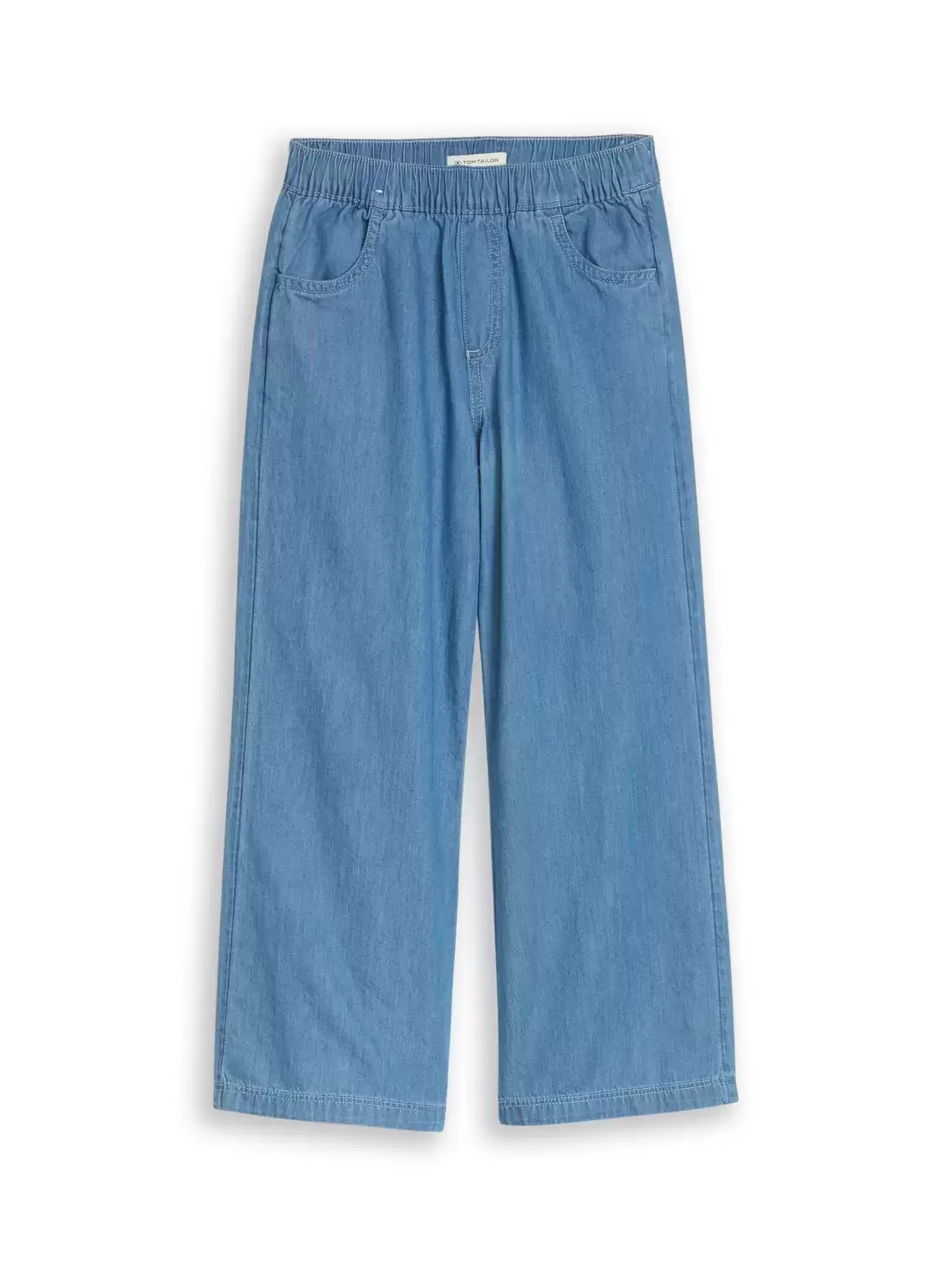 wide leg light weight denim