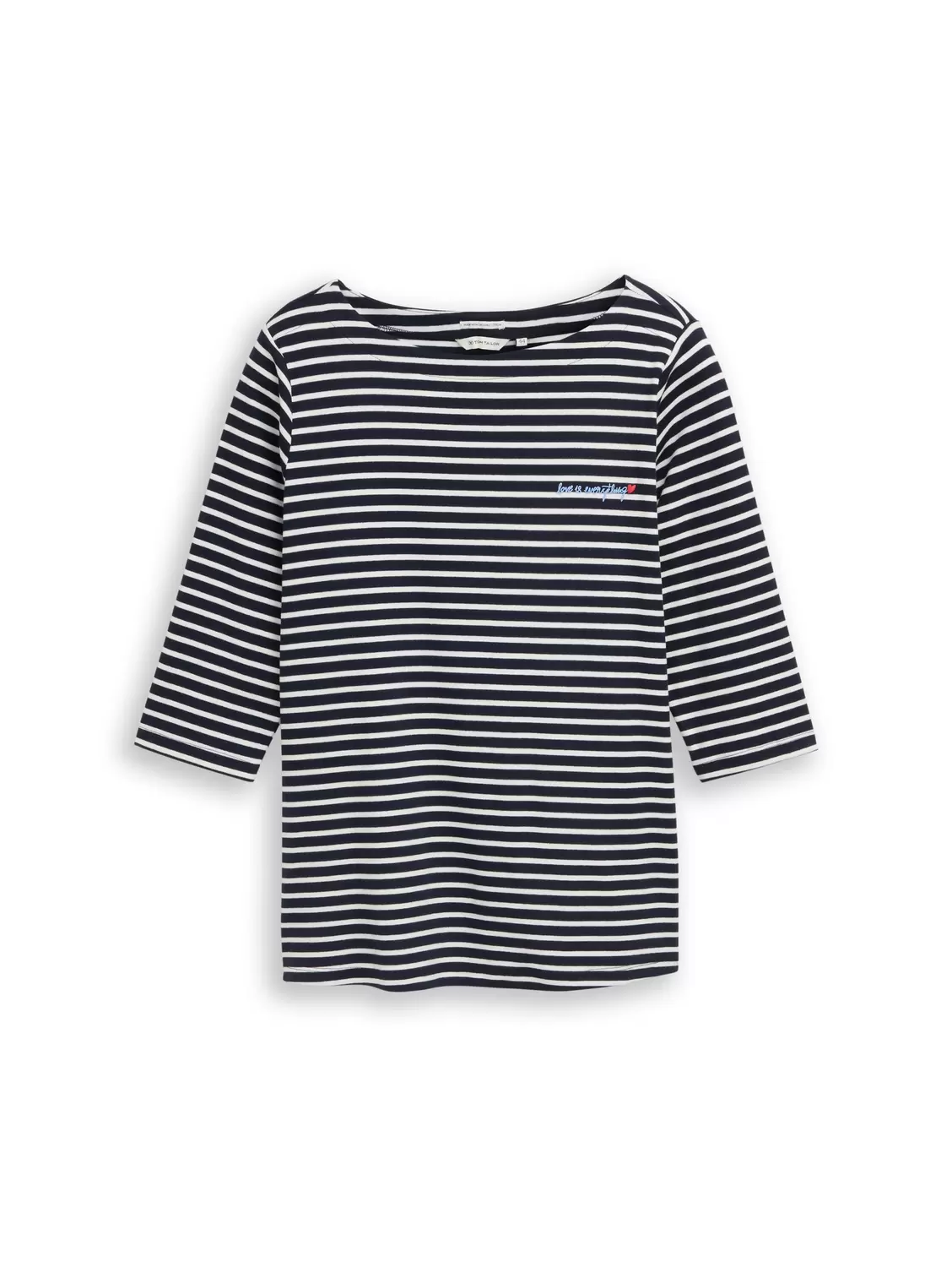 T-Shirt boatneck stripe female