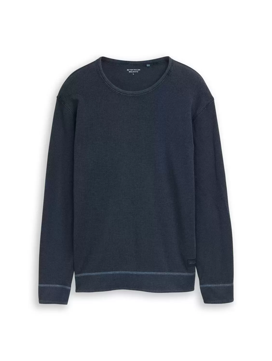 structured garment dye longsle