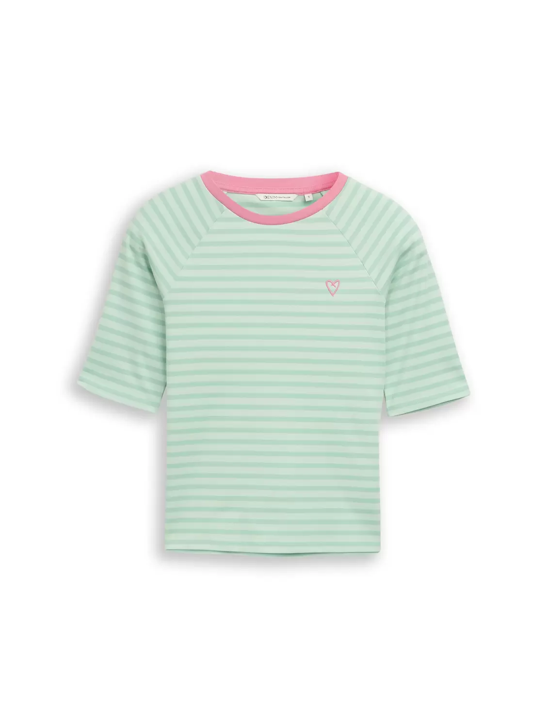 striped raglan T-shirt