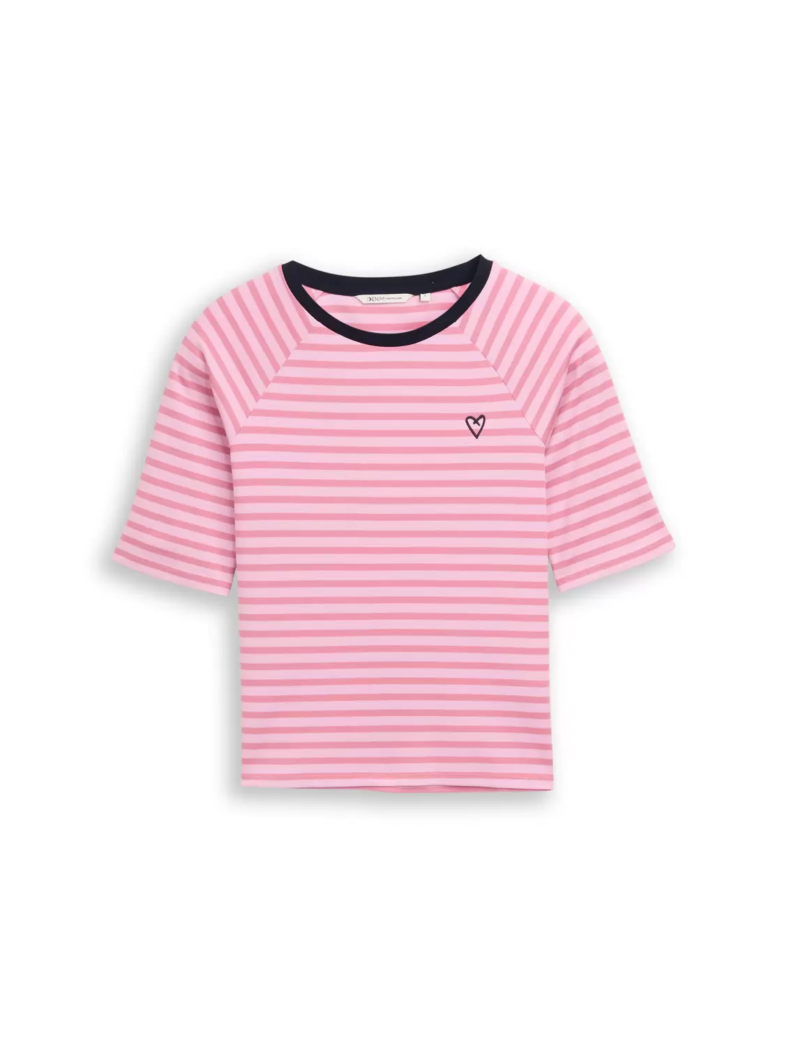 striped raglan T-shirt