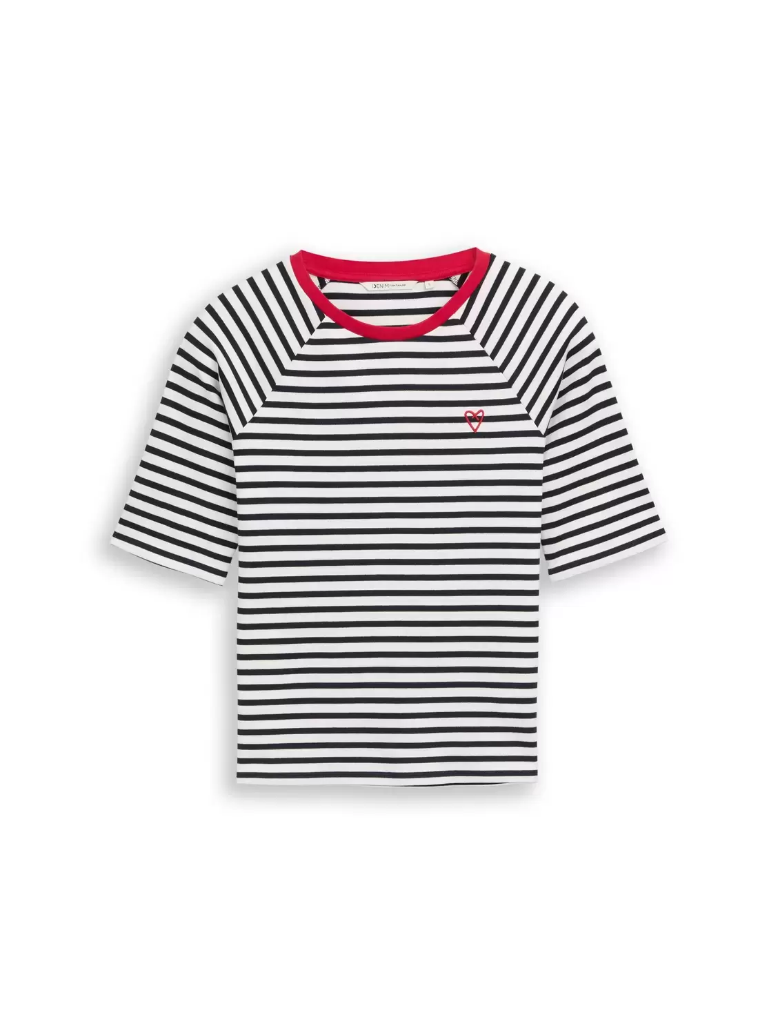 striped raglan T-shirt