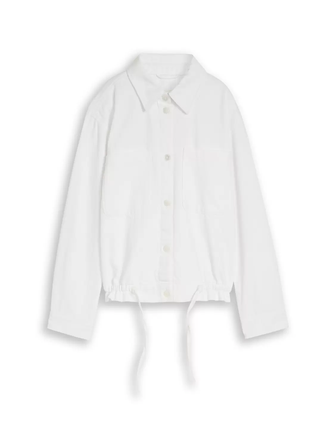 Lightweight Jeansjacke mit Kordelzug