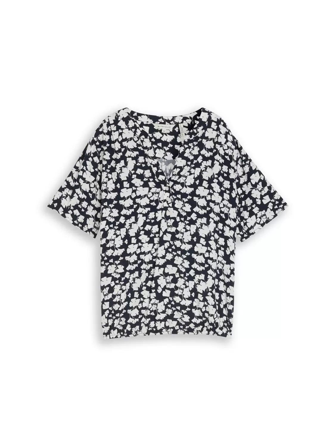 blouse printed shortsleeves