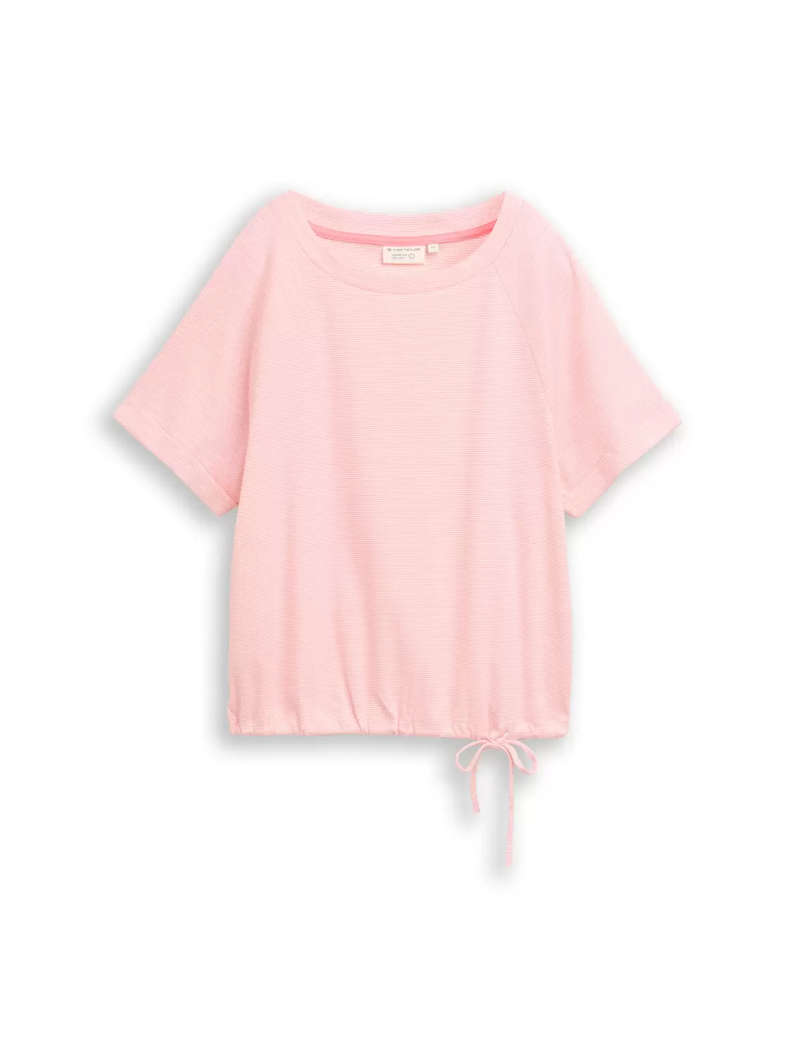 T-Shirt striped rib raglan
