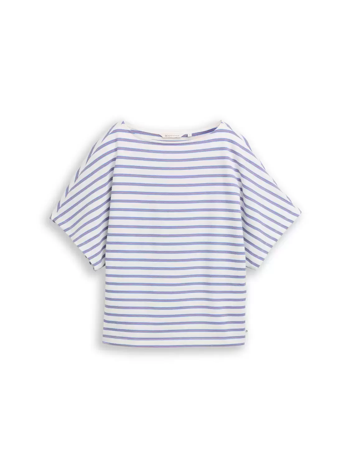 Striped batwing T-shirt female