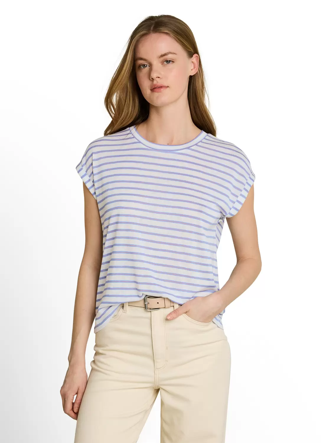 T-Shirt mit Streifenmuster
