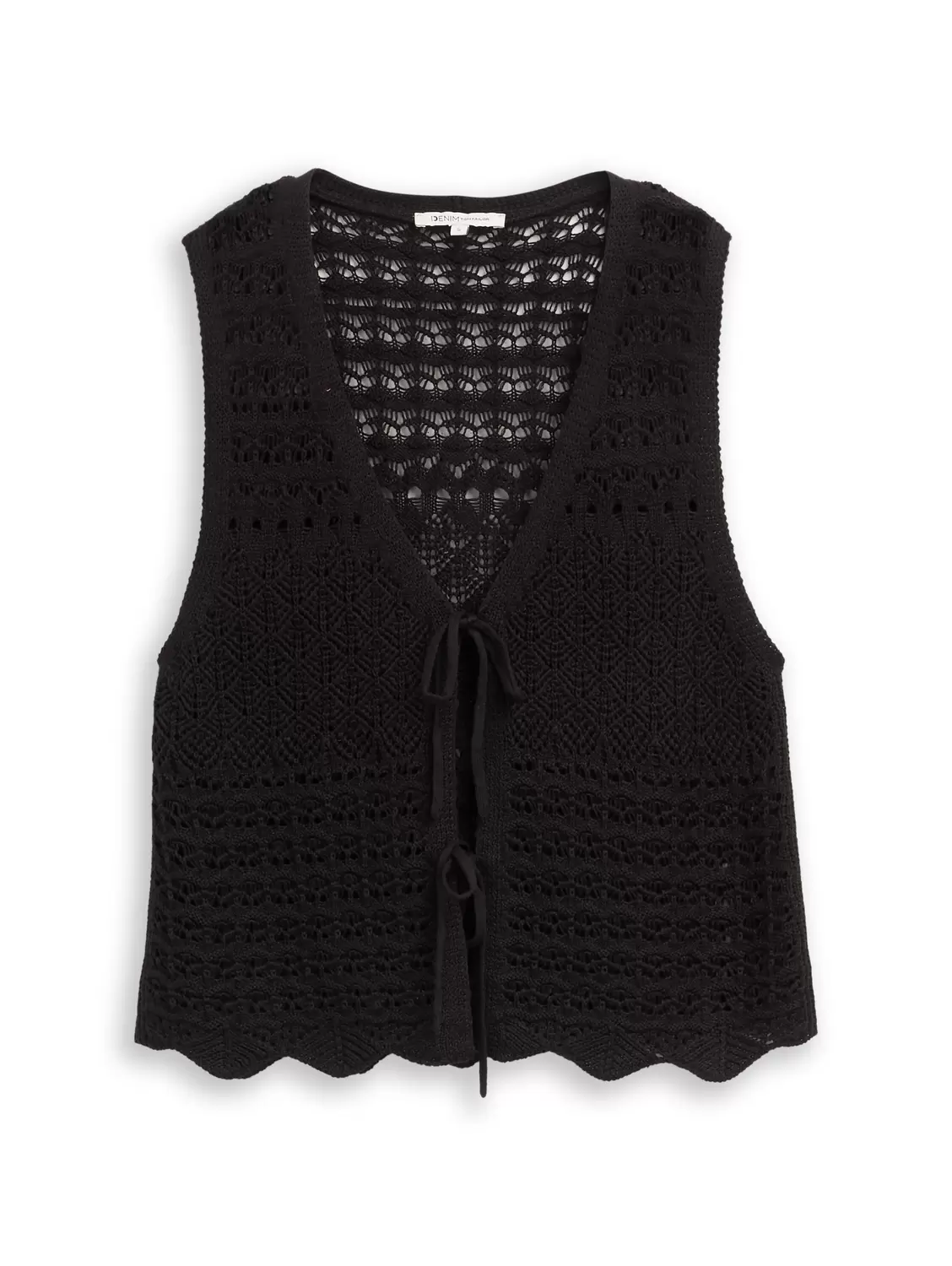 XL knit structured vest female