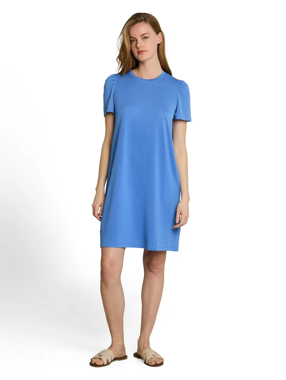 sandwashed t-shirt dress