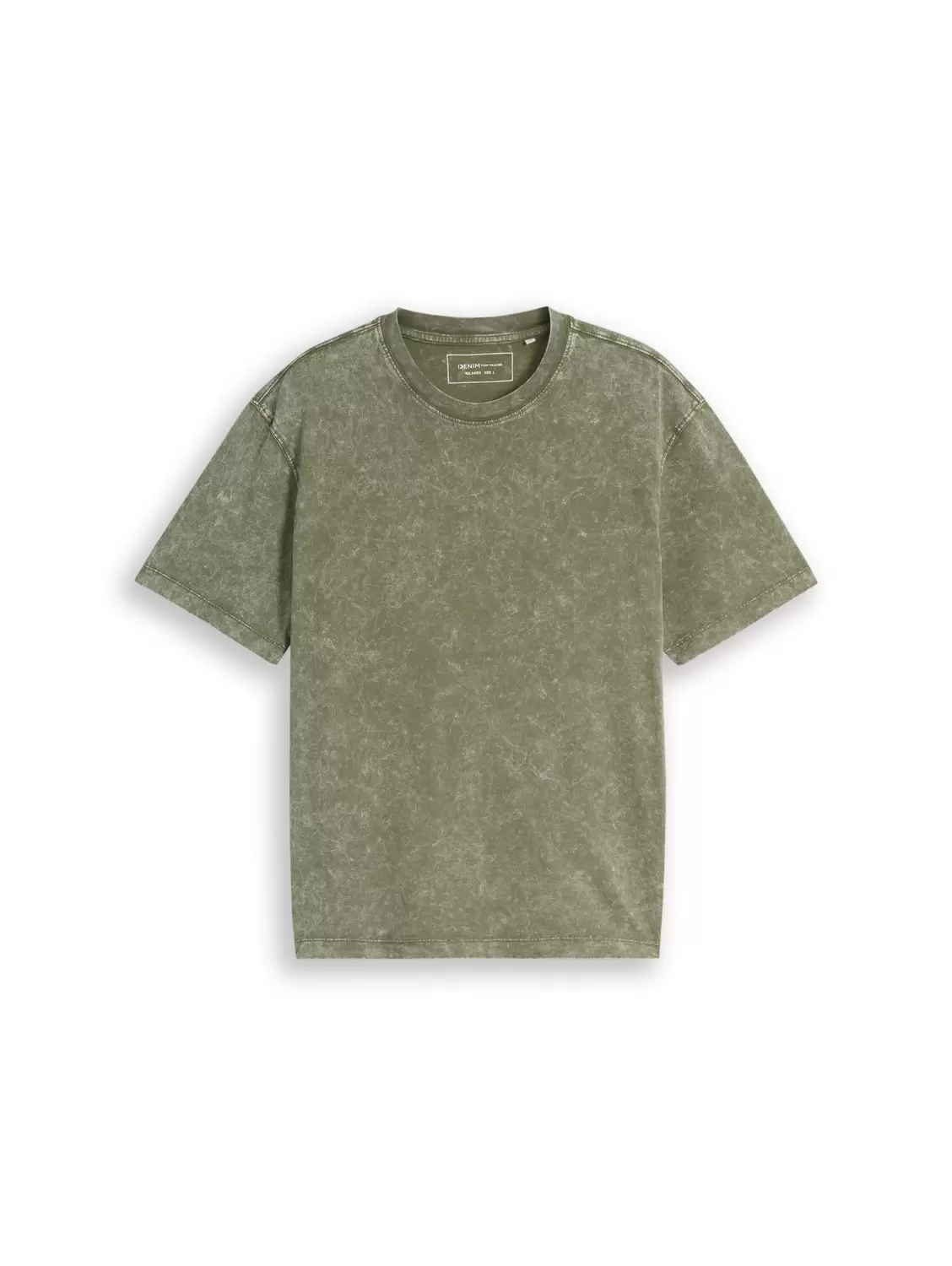 Relaxed effect wash t-shirt male