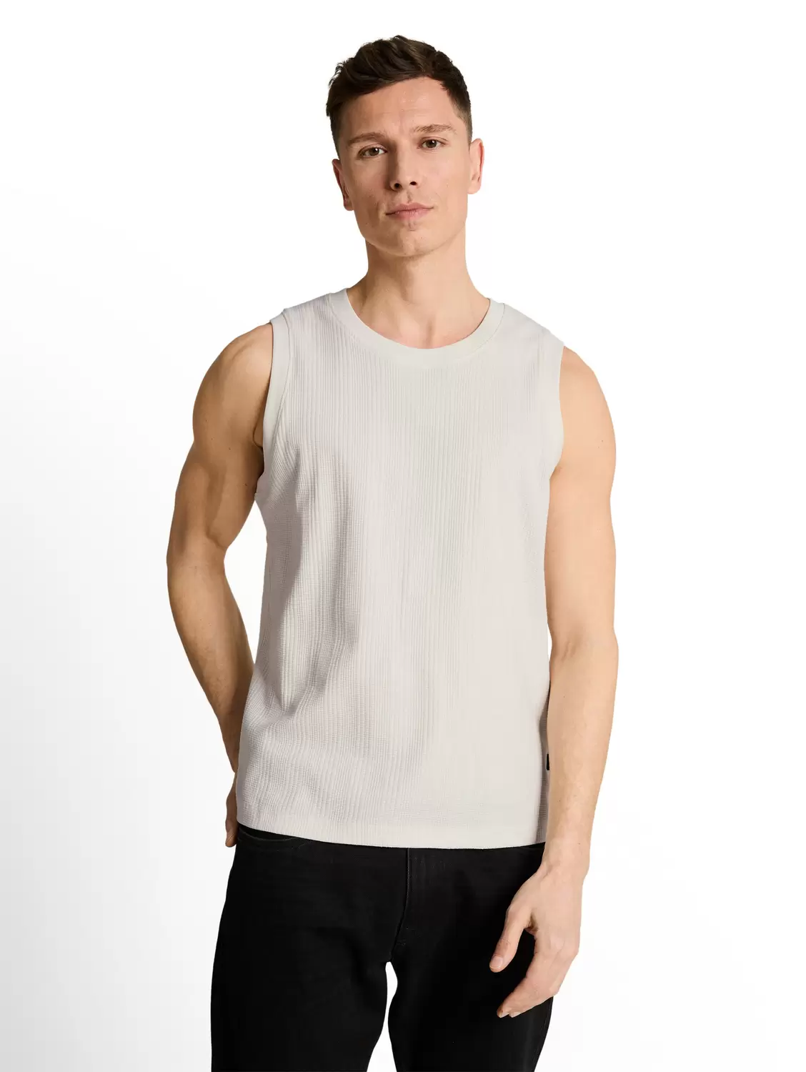 relaxed structured tank top