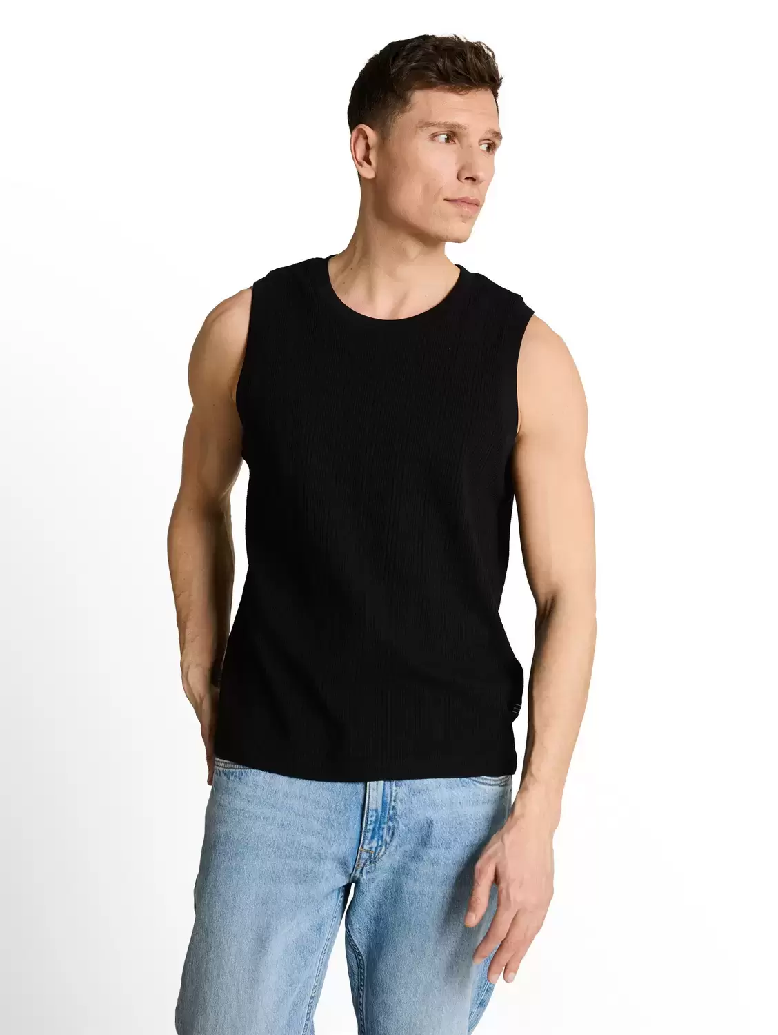 relaxed structured tank top