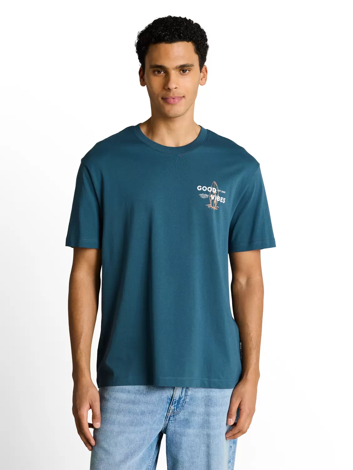 Relaxed Fit T-Shirt mit Rückenprint