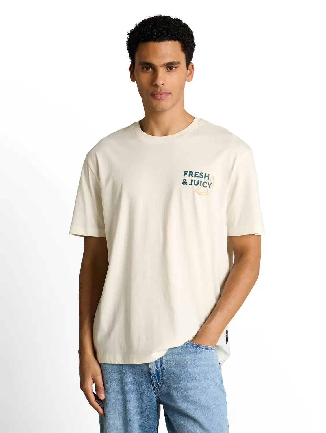 Relaxed Fit T-Shirt mit Rückenprint