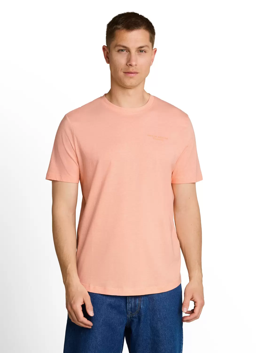 T-Shirt mit feinem Streifenmuster
