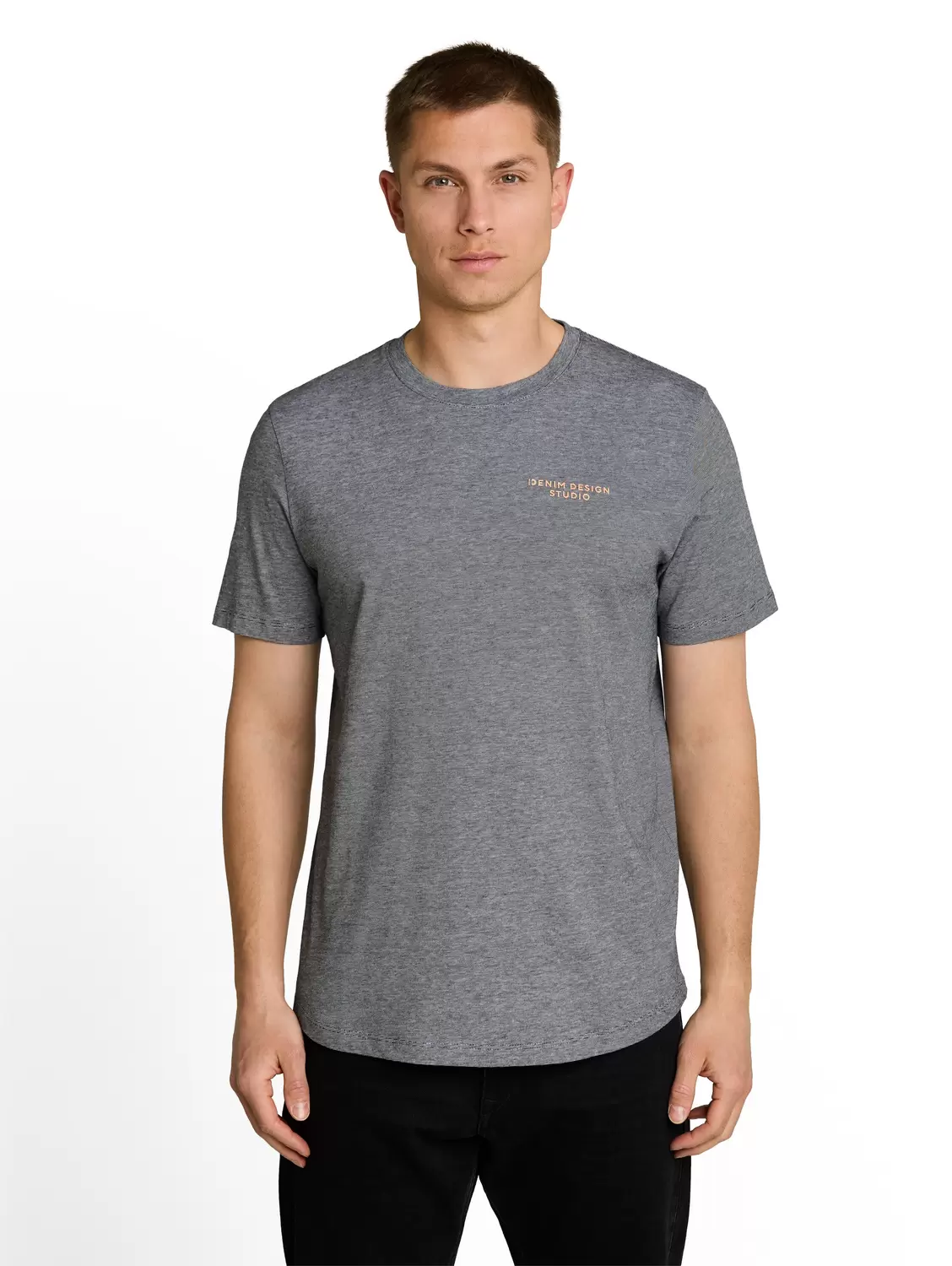 T-Shirt mit feinem Streifenmuster