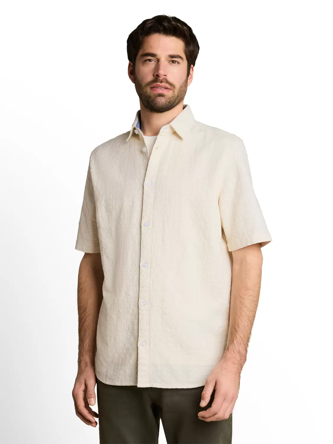 Comfort structured shirt male
