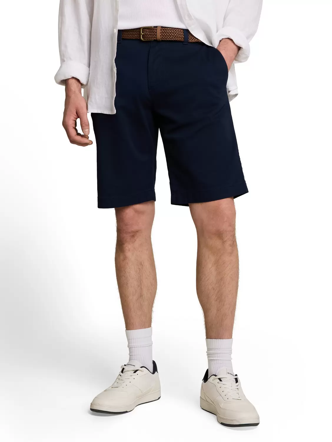 Regular chino shorts male