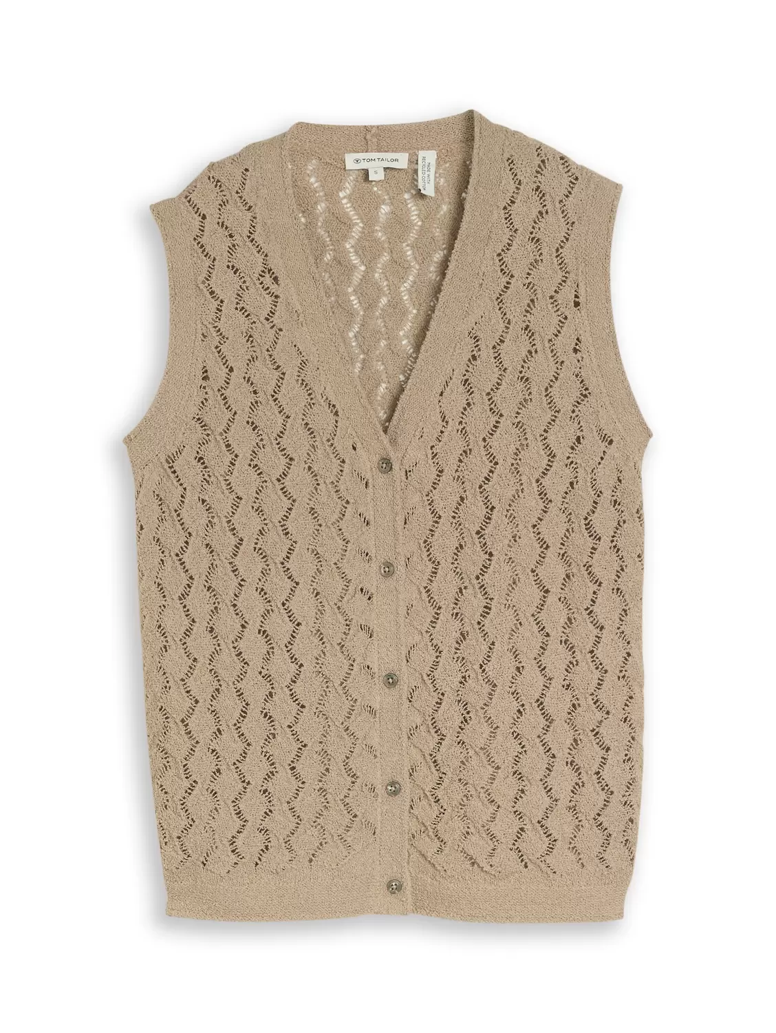 knit structured vest