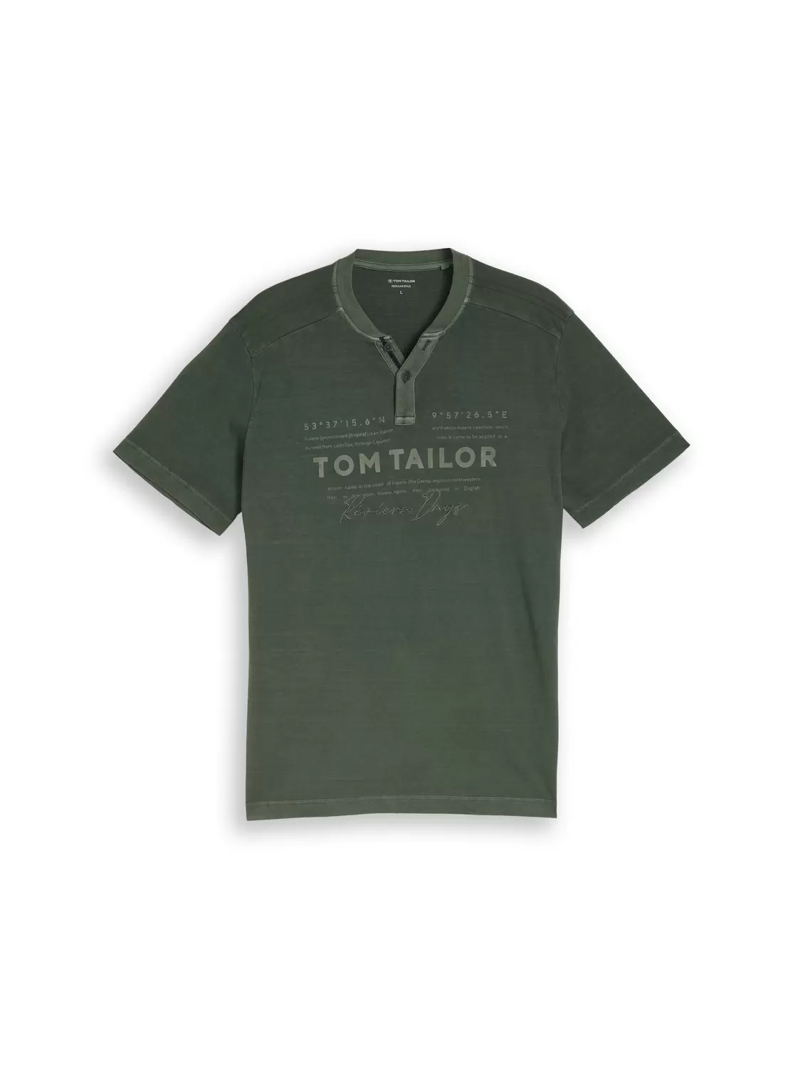 printed garment dye serafino