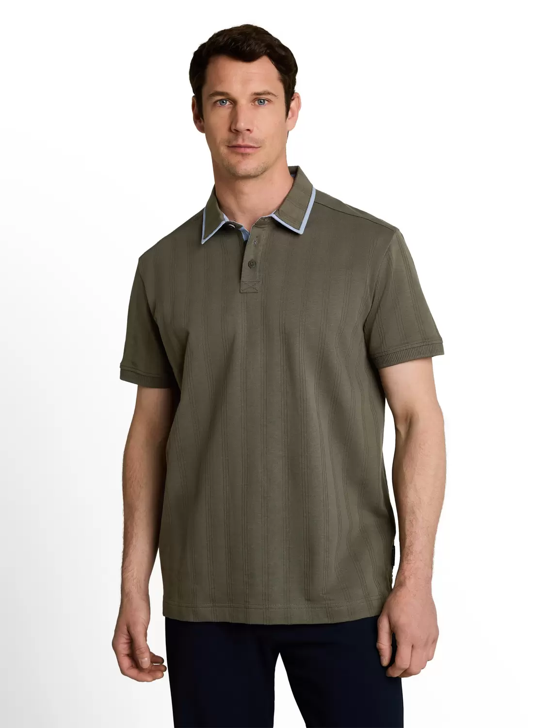 XL structured polo male