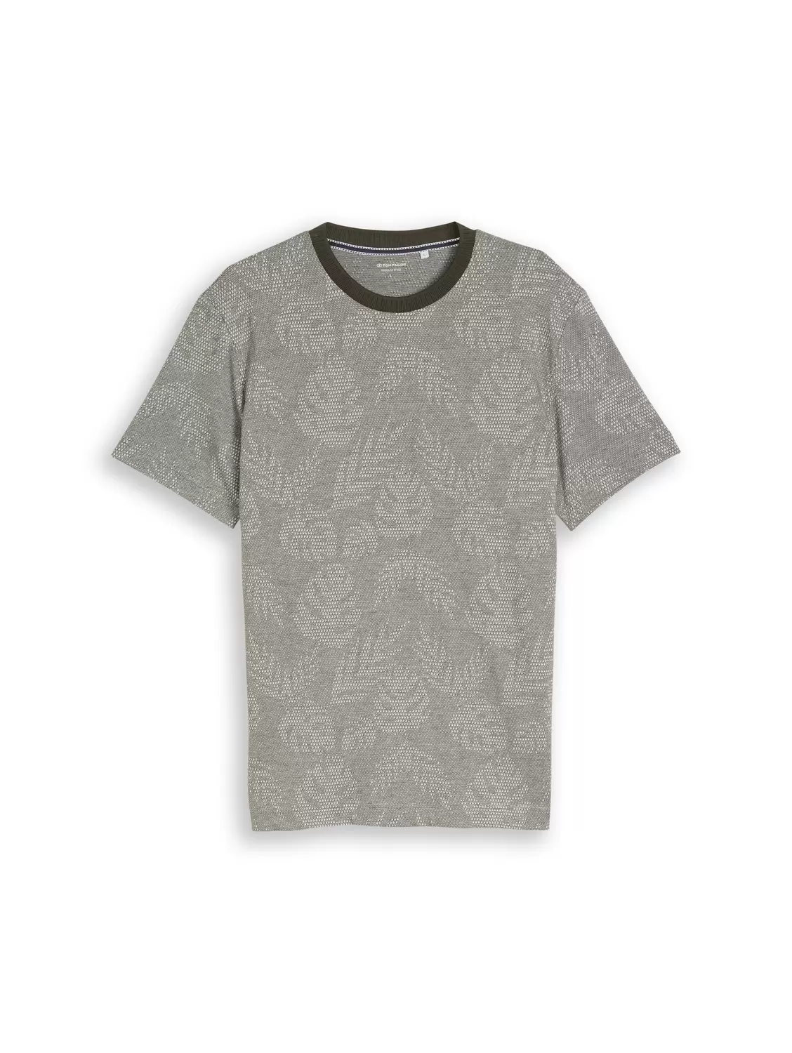 XXL jaquard t-shirt male