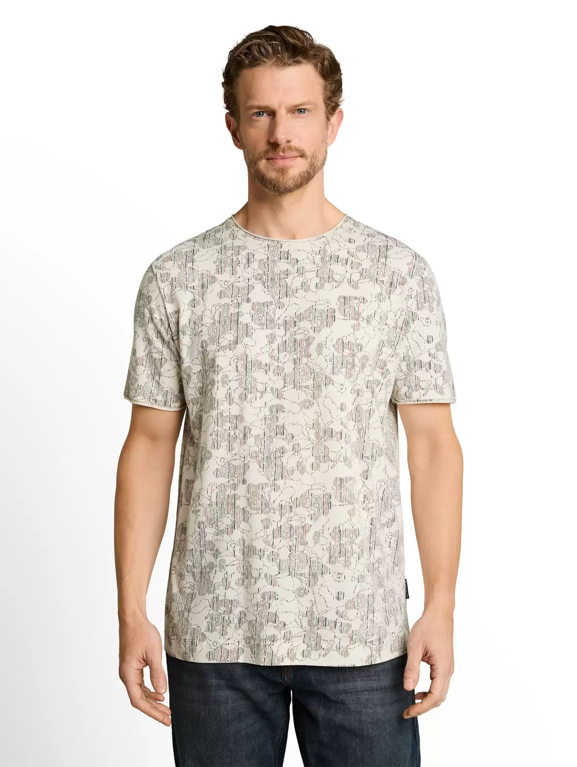 T-Shirt mit Allover-Print