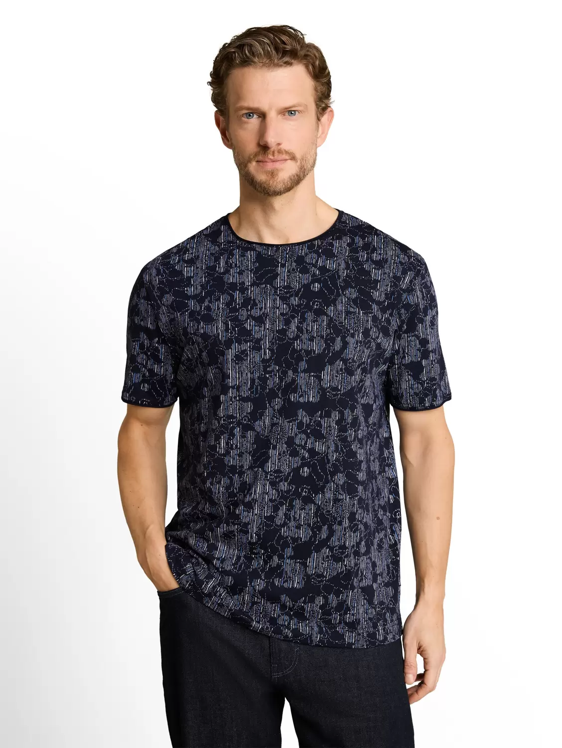 T-Shirt mit Allover-Print