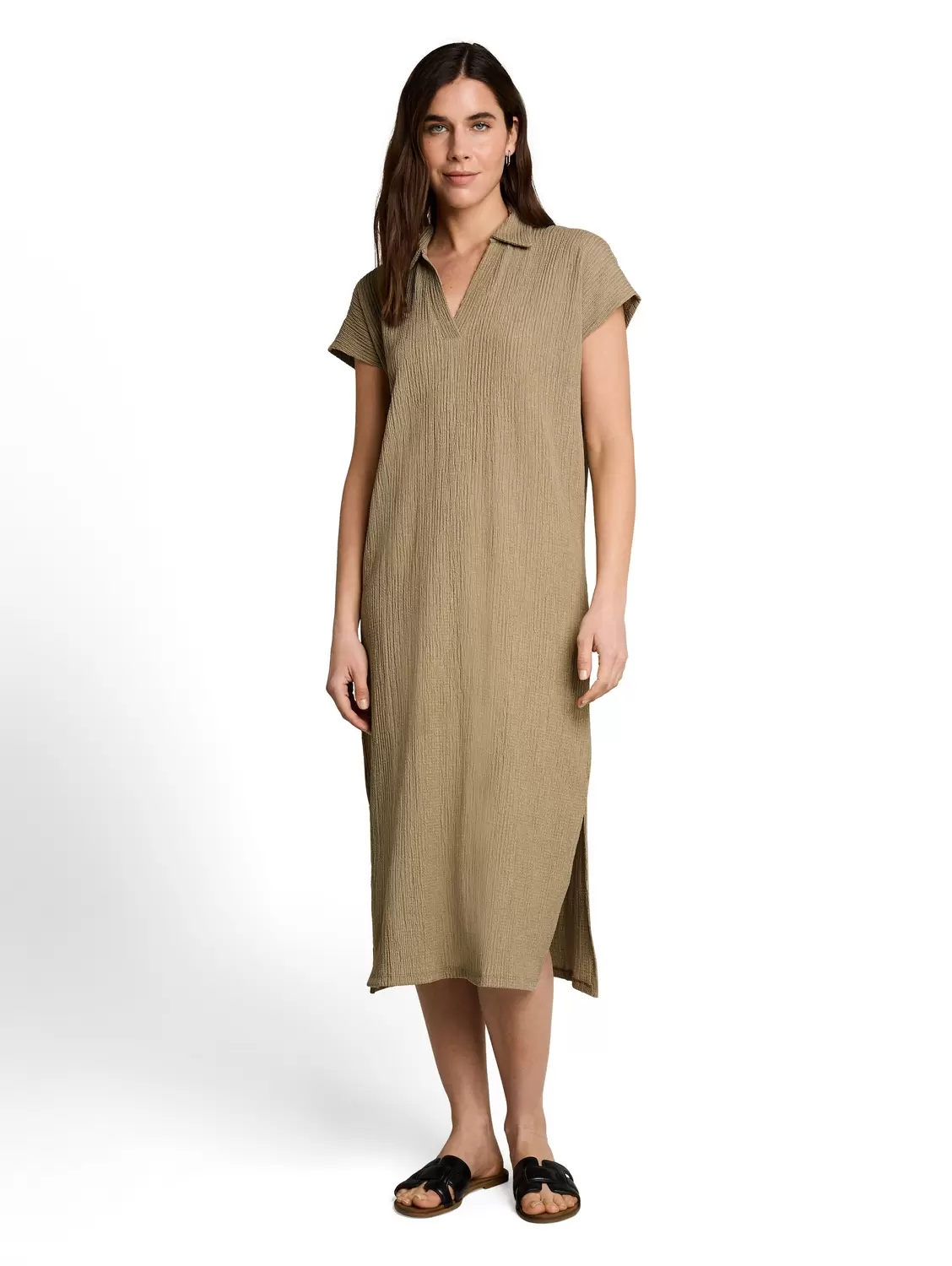 Dress structured jersey female
