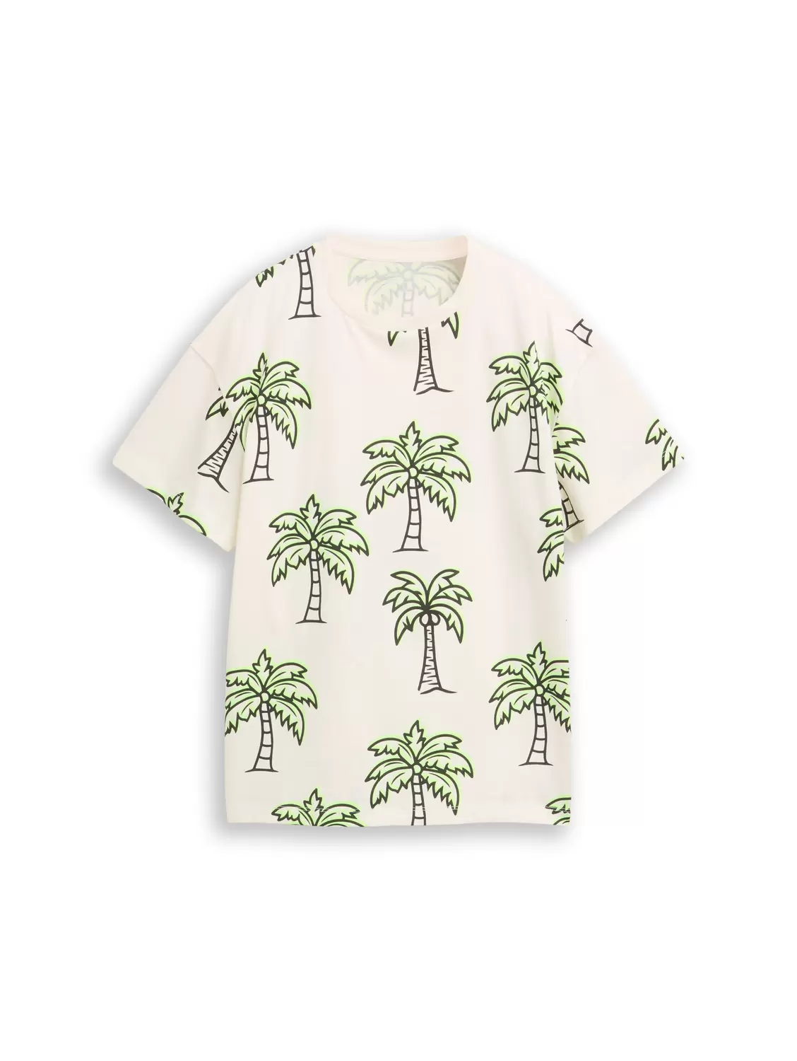 oversize allover printed T-Shi