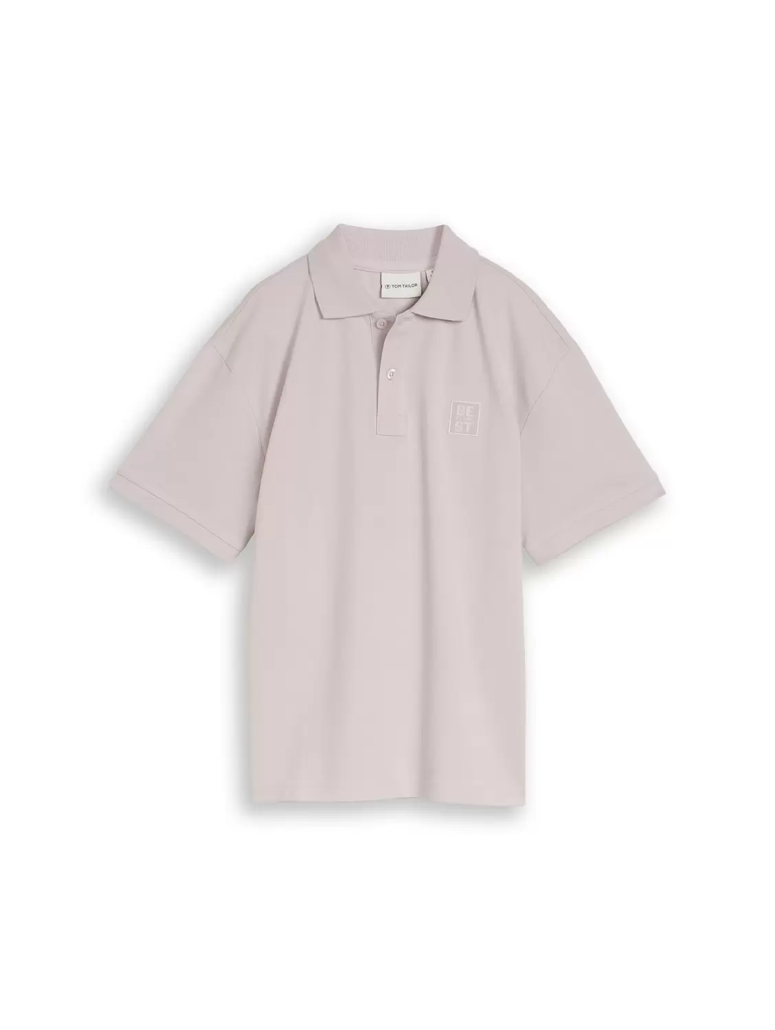 oversize badge polo