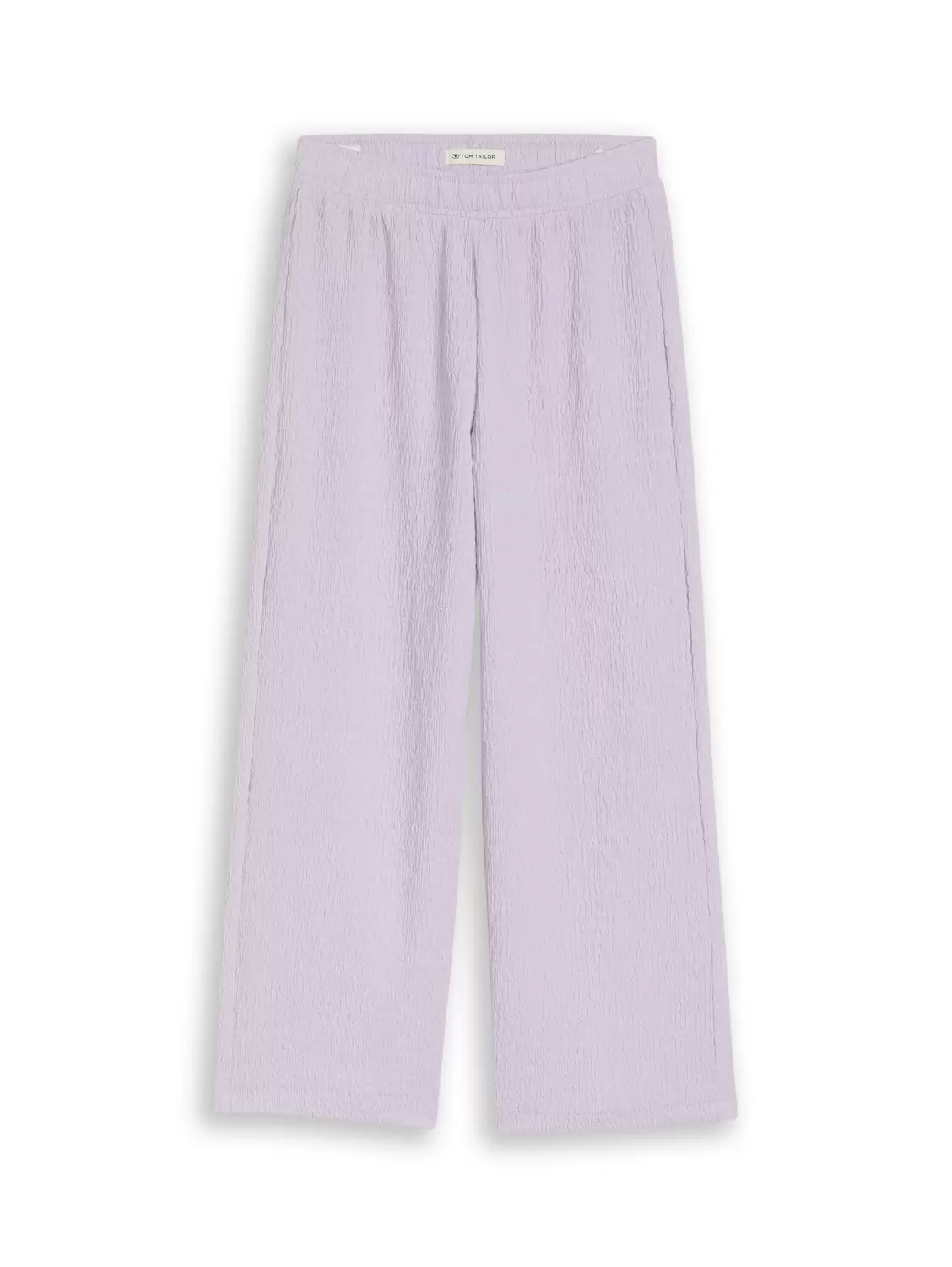 Wide Leg Hose mit Struktur