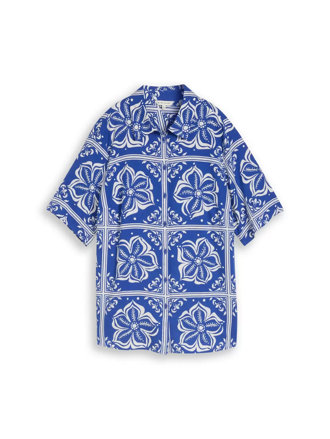 Blouse shortsleeves with linen female