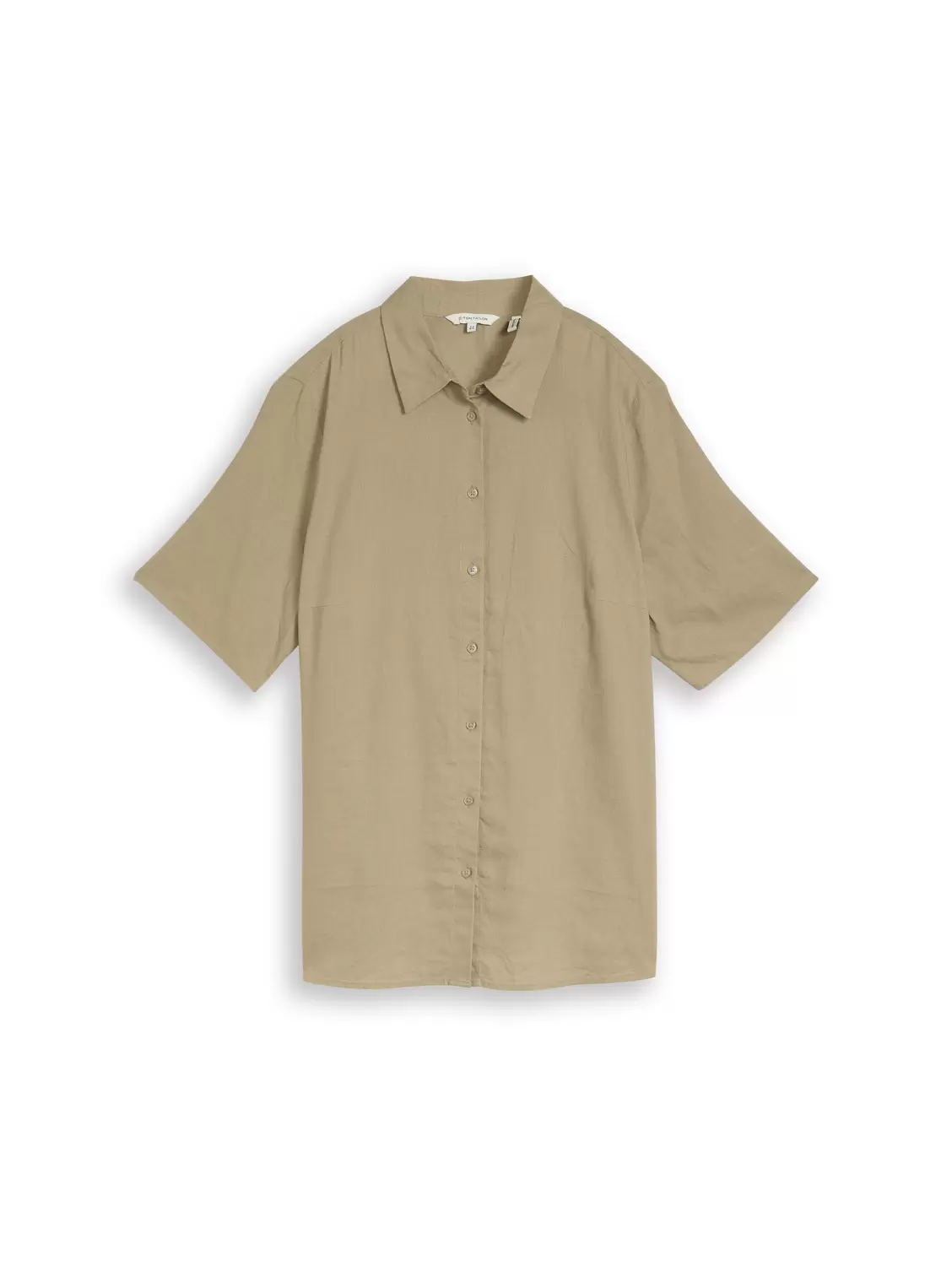 Blouse shortsleeves with linen female