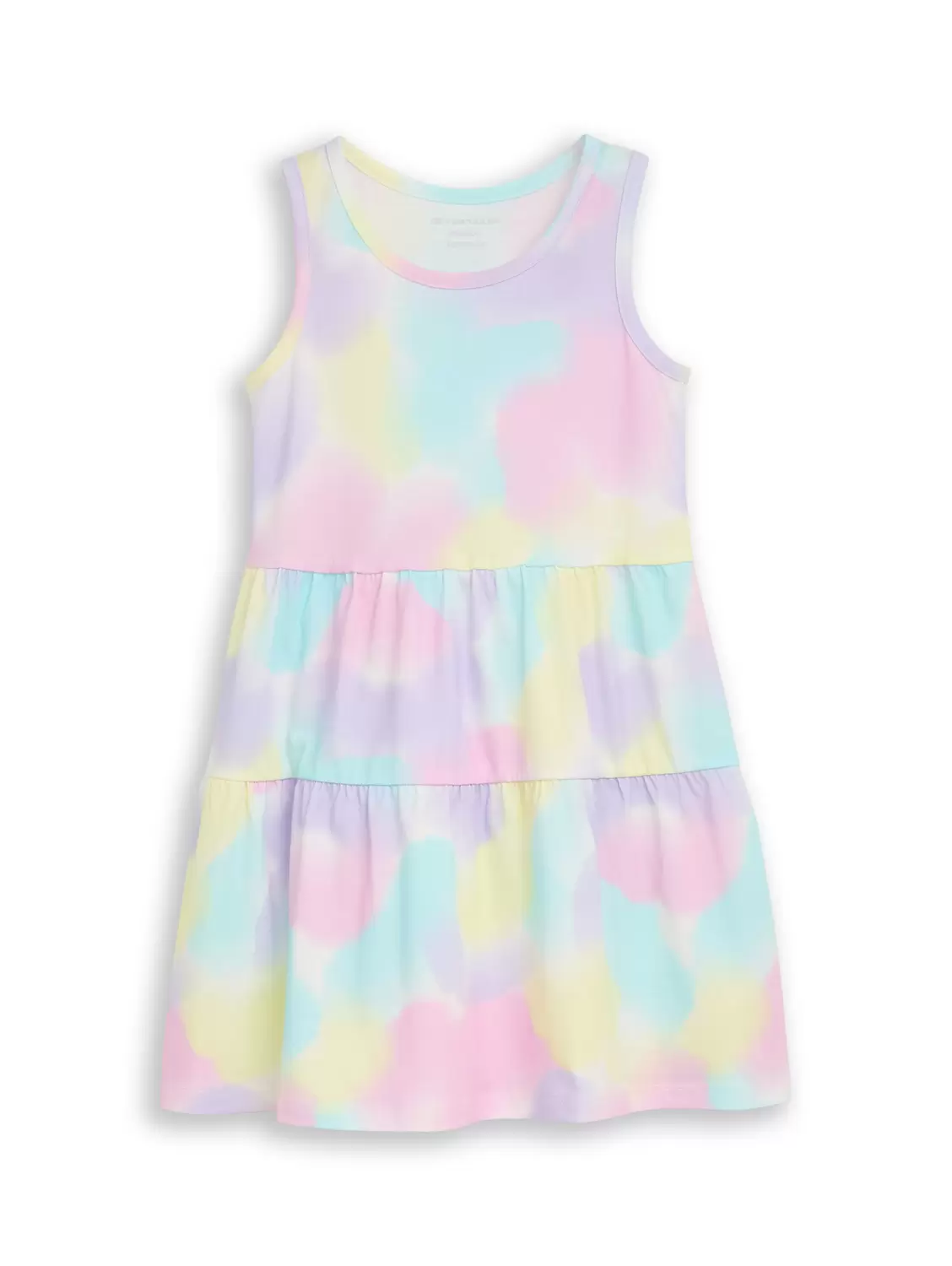 all over printed jersey dress
