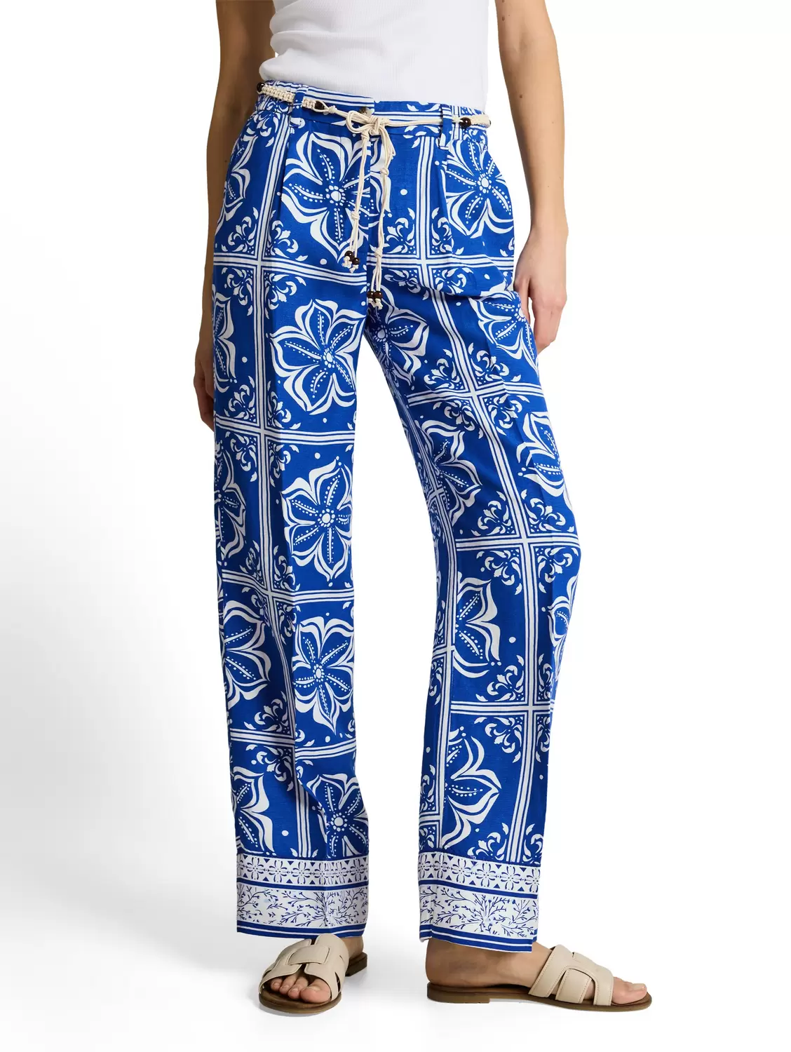 linen wide leg pants