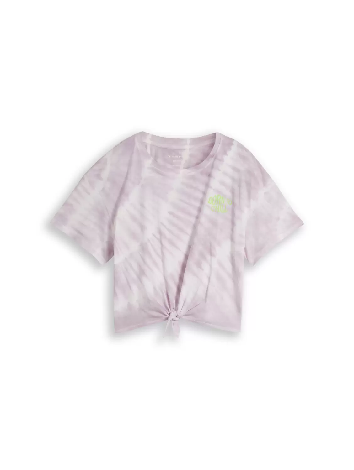 tie-dye T-shirt with knot