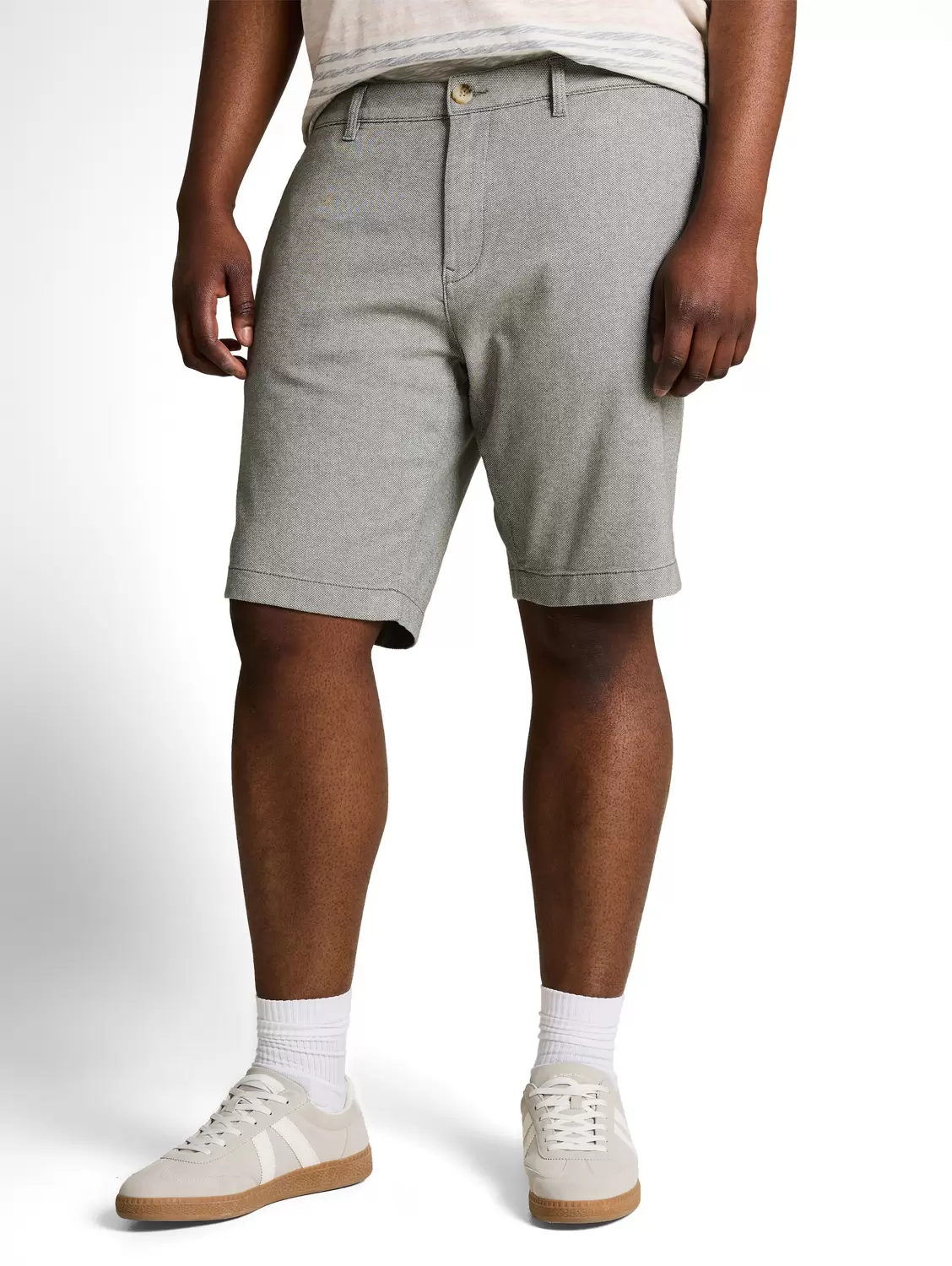 Plus structured chino shorts male