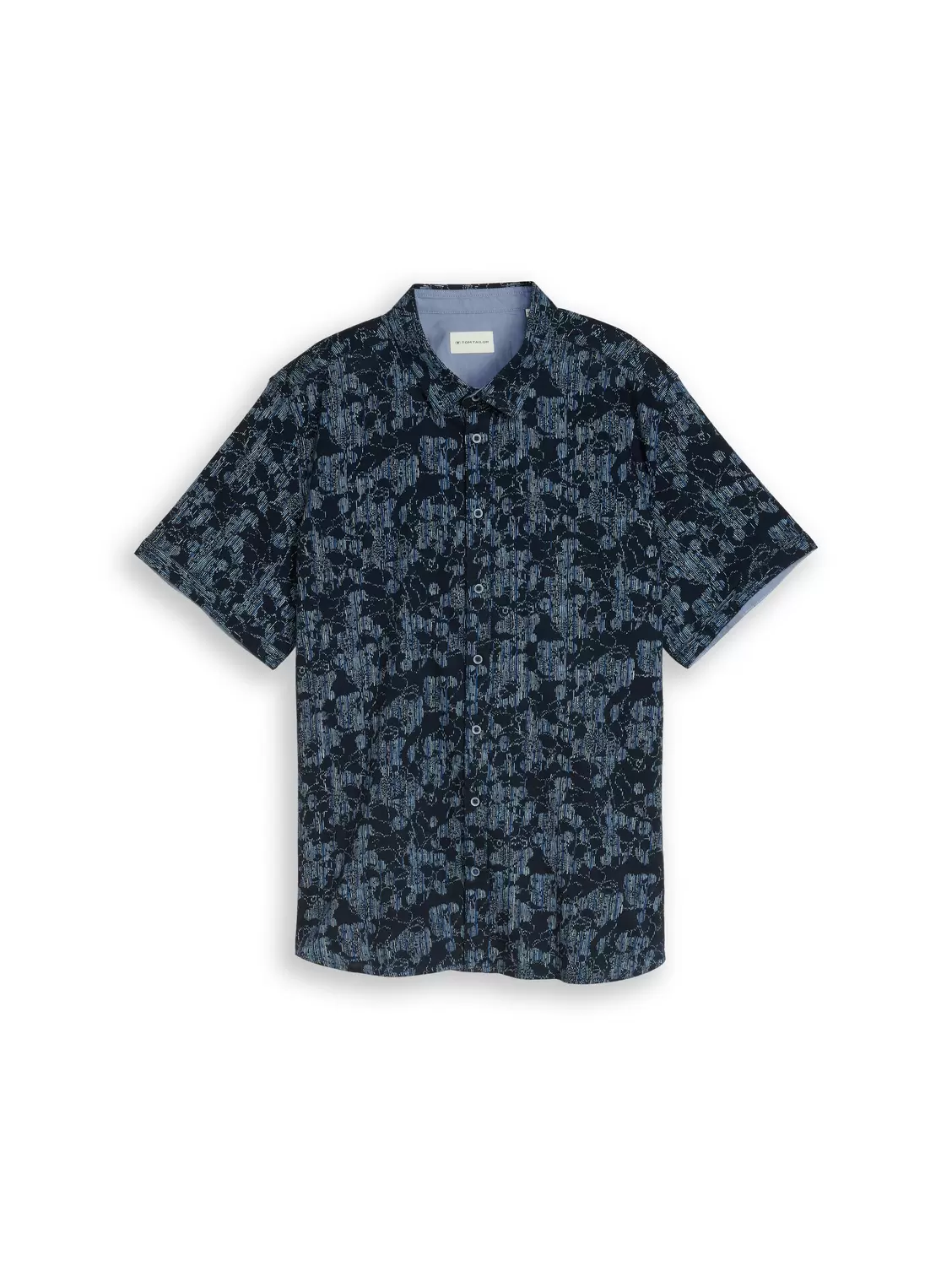 Plus printed slubyarn shirt male