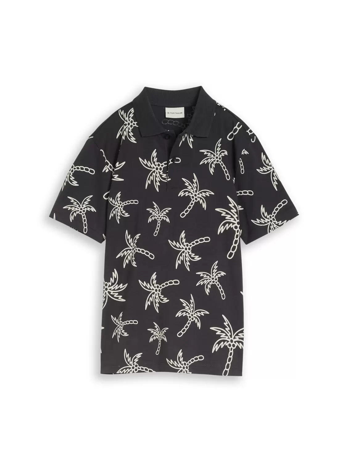 allover printed polo shirt