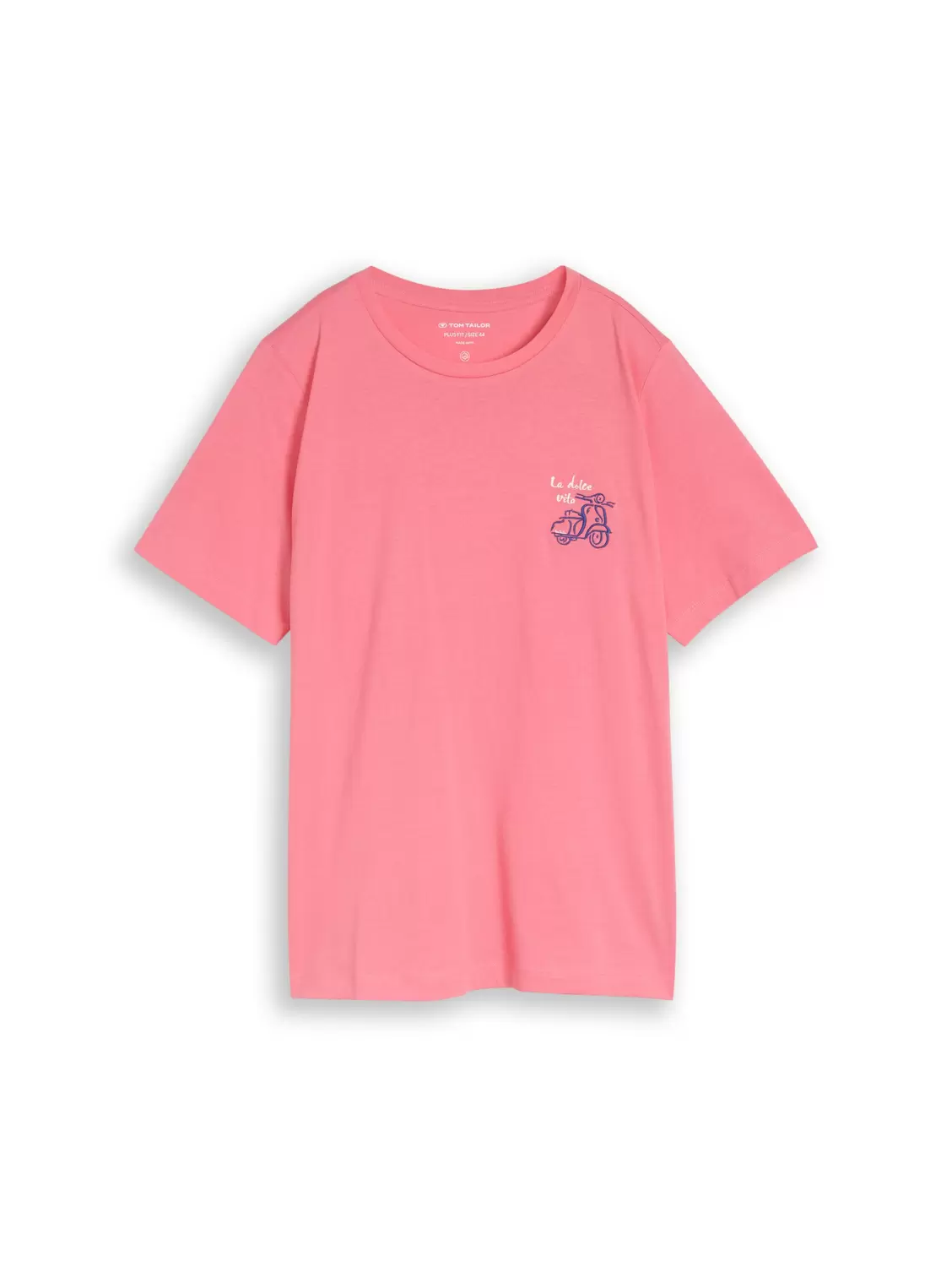 T-shirt basic crew neck print female
