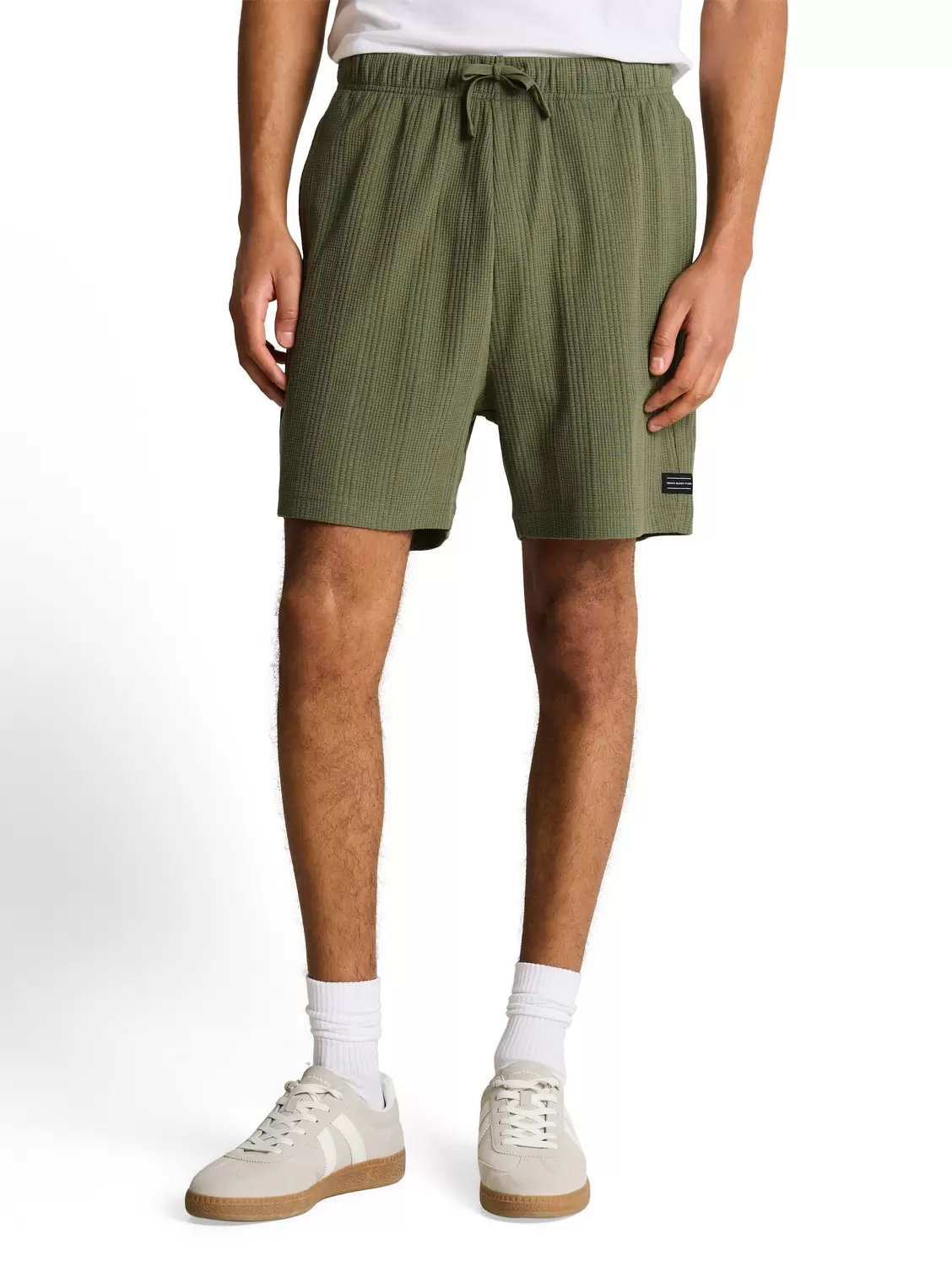 Relaxed structured sweat short male