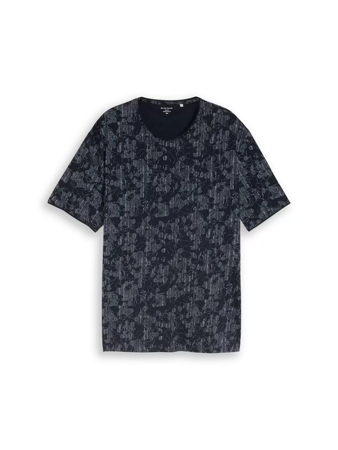Plus allover printed t-shirt male