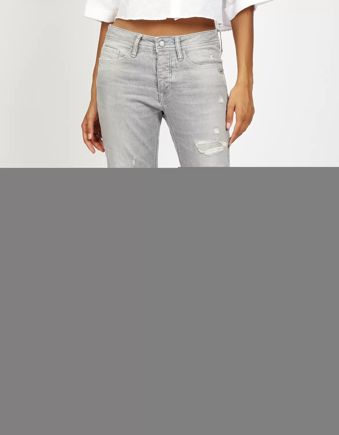 94NICA CROPPED  - boyfriend fit