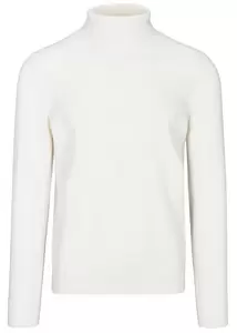 Rollkragen Pullover Basic,uni