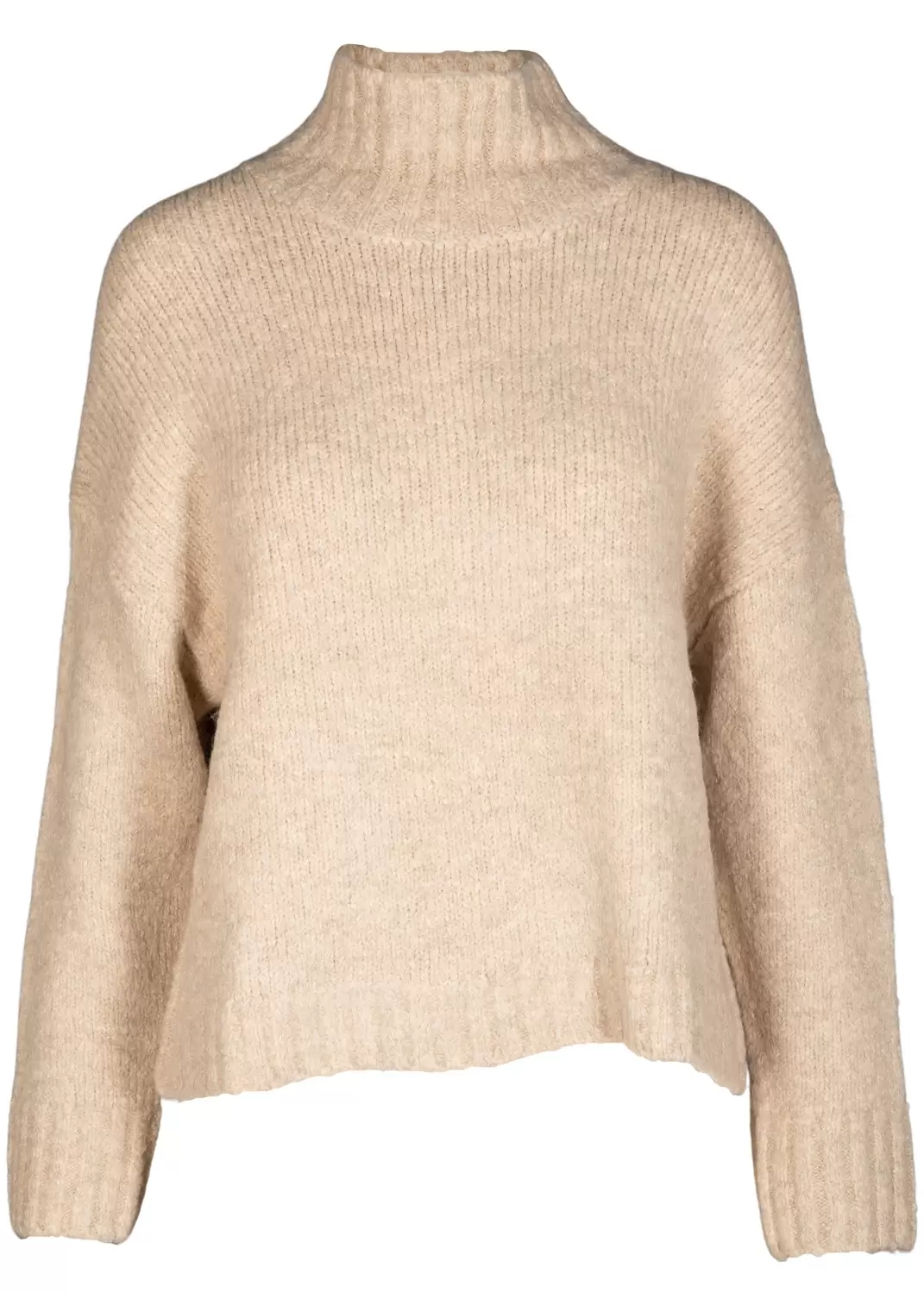 Pullover, Stehbund, 1/1-Arm