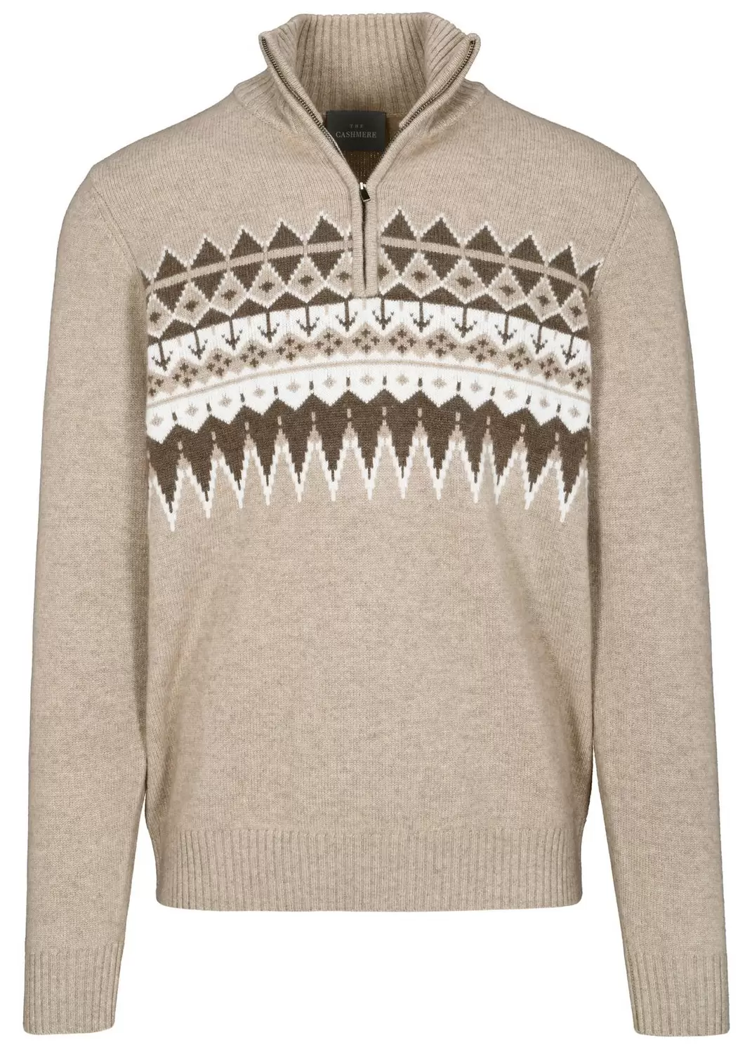 Zip Troyer Pullover, uni male