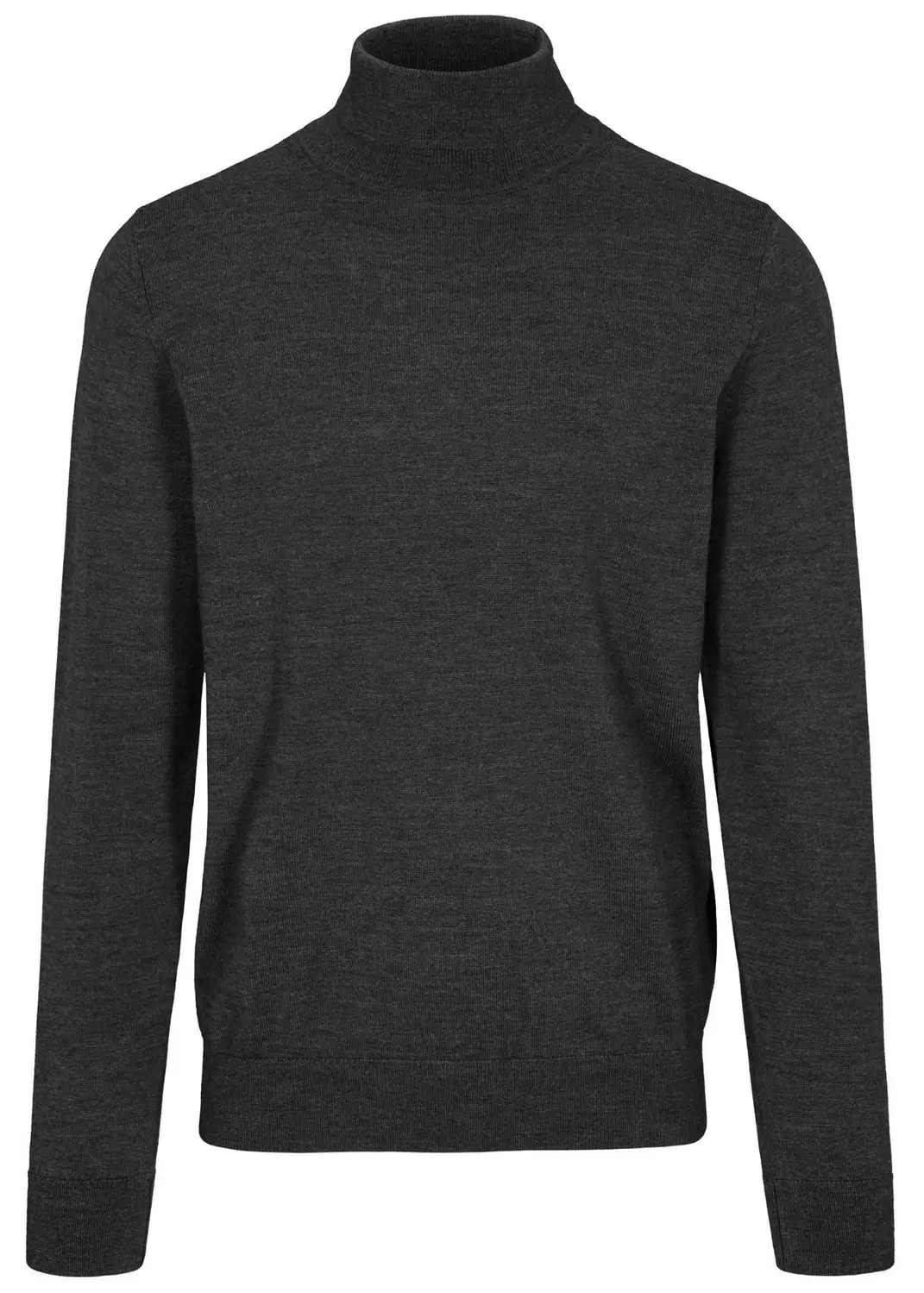 Rollkragen Pullover, uni
