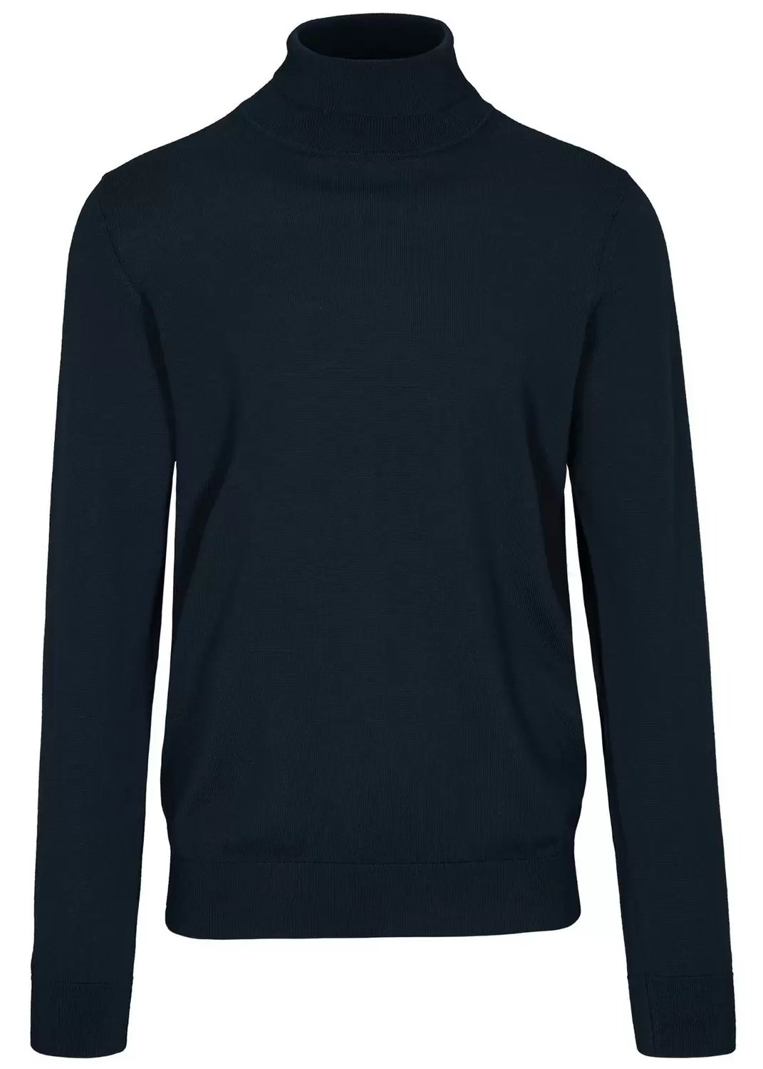 Rollkragen Pullover, uni